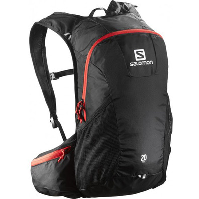Salomon Trail 20 mochila preta / vermelha