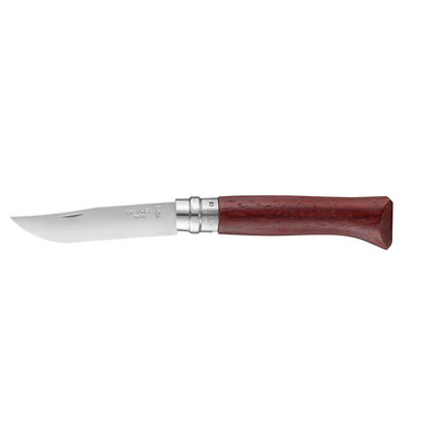 Faca Opinel de Aço Inoxidável Luxo Bubinga n.8