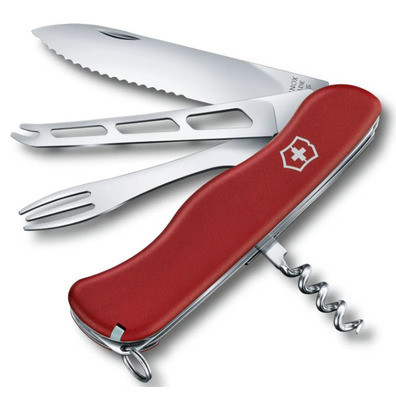 Victorinox Cheese Master Knife 8 usa vermelho