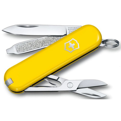 Canivete de bolso Victorinox Classic SD 7 usa amarelo