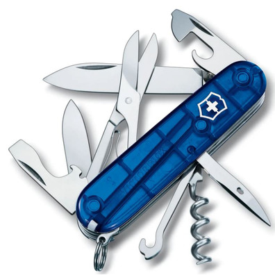 Canivete Victorinox Climber 14 usa 91 mm azul translúcido