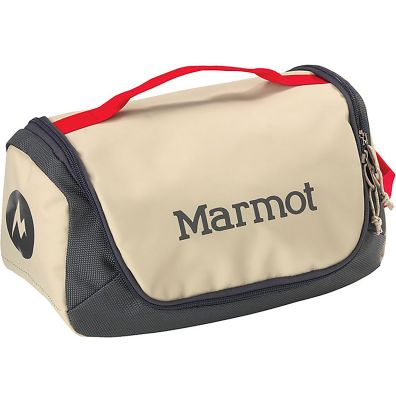 Bolsa de higiene pessoal Marmot Compact Hauler bege/vermelho