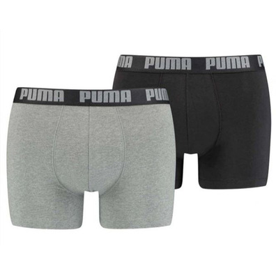 Pack de 2 boxers Puma Cinzentos/Pretos