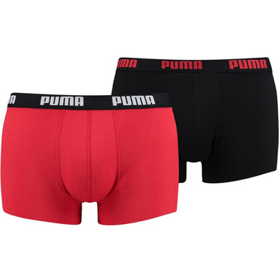 Pack de 2 boxers Puma Vermelho/Preto