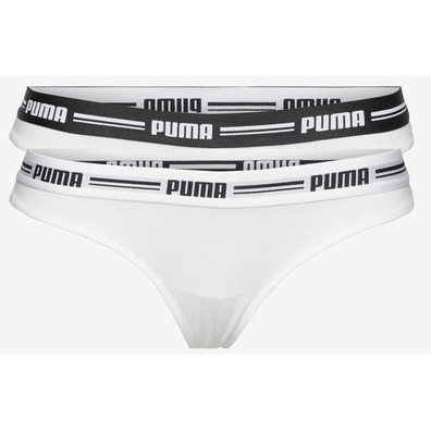 Pacote de 2 tangas Puma Brancas