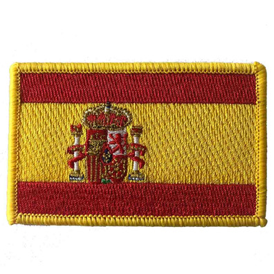 Grande emblema bordado da bandeira da Espanha