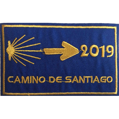 Patch bordado Camino de Santiago 2019