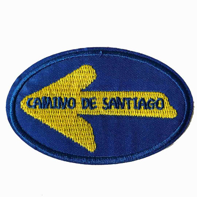 Patch bordado Arrow Camino de Santiago oval