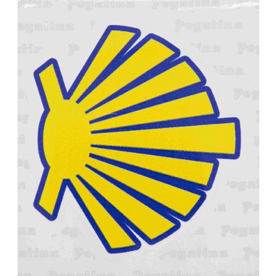 Autocolante estrela de estrada rústica