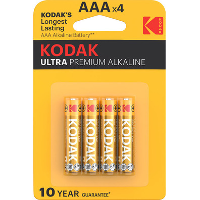 Pilhas Alcalinas Kodak Ultra Premium Alcalinas AAA LR03