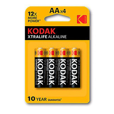 Pilhas alcalinas Kodak Xtralife AA LR6
