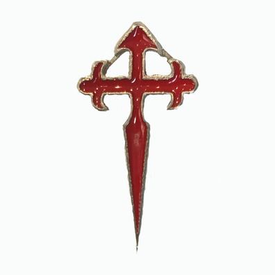 Pin Cruz de Metal de Santiago