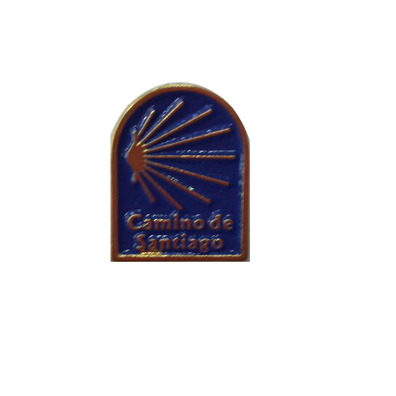 Pin de estrela de metal do Caminho de Santiago