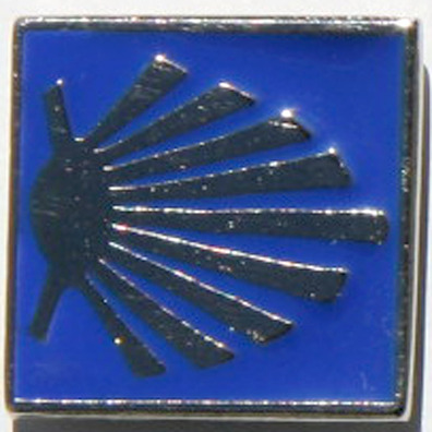 Pin estrela de metal para estrada