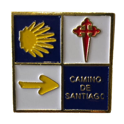 Pin Arrow, Cross and Star Camino de Santiago