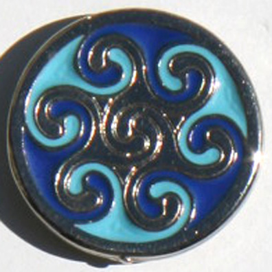 Pino Hexaquel Celta de Metal Azul
