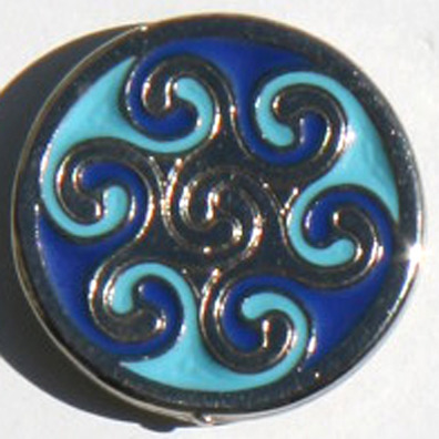 Pino Hexaquel Celta de Metal Azul