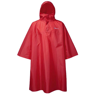 Poncho de luxo Trekmates Rojo granate