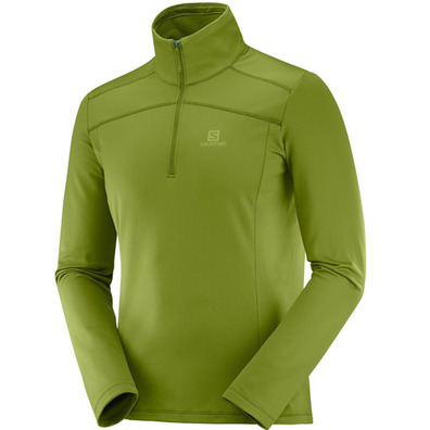 Pulôver Salomon Discovery LT HZ Verde Ocre