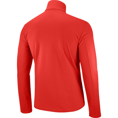 Pulôver Salomon Outrack Half Zip Rojo