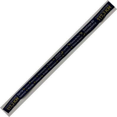 Pulseira de tecido da cidade de Sarria - Santiago 117,3 KM