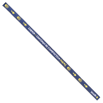 Pulseira Sarria-Santiago de Compostela Tecido - 114Kms 82 Azul