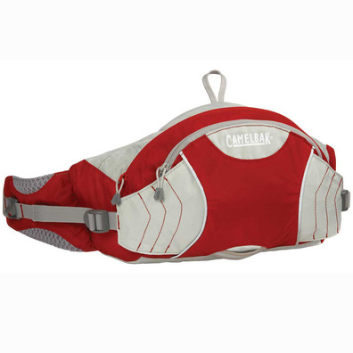 Bolsa de cintura Camelbak Flashflo LR vermelho / cinza