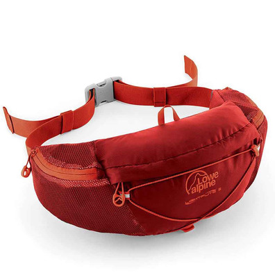Lowe Alpine Lightflite 5 cintura bolsa vermelha granada