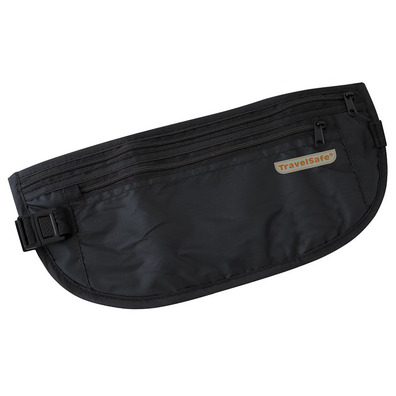 Bolsa de cintura leve TravelSafe Moneybelt preta