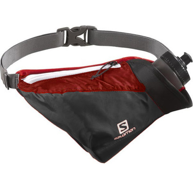 Salomon Hydro 45 Bolsa de cintura compacta preta / vermelha