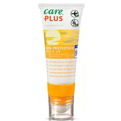 Protetor solar roll-on SPF50 Care Plus para rosto e lábios