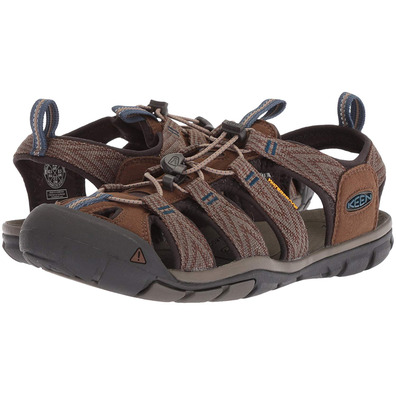 Sandalia Keen Clearwater CNX Dark Earth / Azul