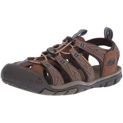 Sandalia Keen Clearwater CNX Dark Earth / Azul