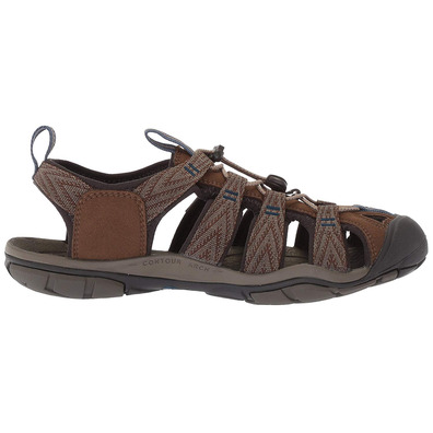 Sandalia Keen Clearwater CNX Dark Earth / Azul