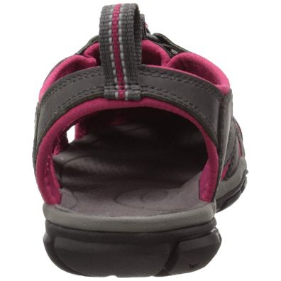 Sandalia Keen Clearwater CNX Couro Gris / Fucsia