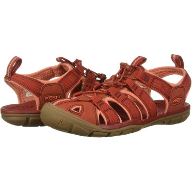 Sandalia Keen Clearwater CNX W Rojo / Coral