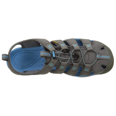 Sandalia Keen Clearwater CNX W Gris / Azul