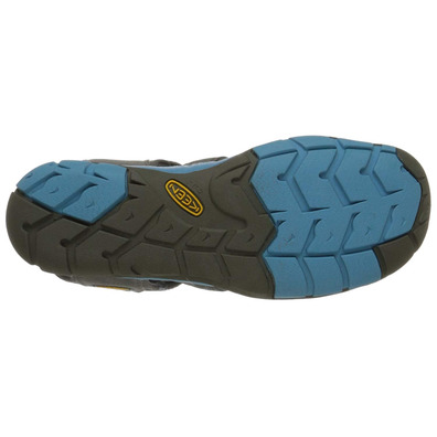 Sandalia Keen Clearwater CNX W Gris / Azul