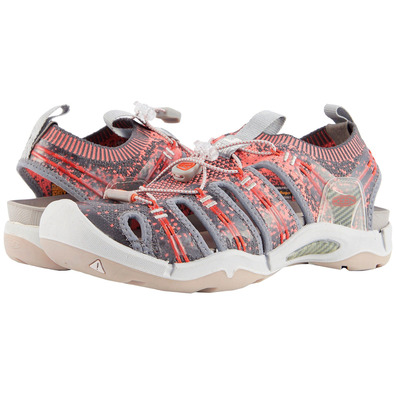 Sandalia Keen Evofit One W Rojo / Gris