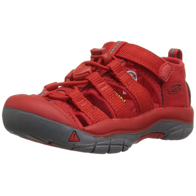 Sandália infantil Keen Newport H2 Vermelho Brilhante