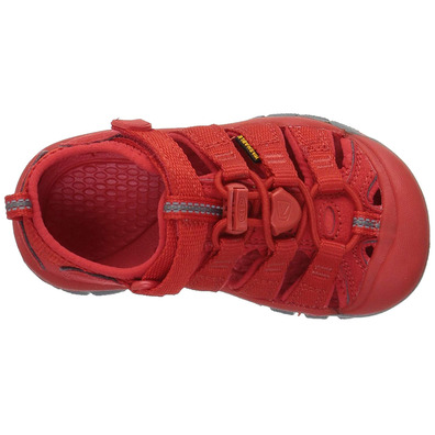 Sandália infantil Keen Newport H2 Vermelho Brilhante