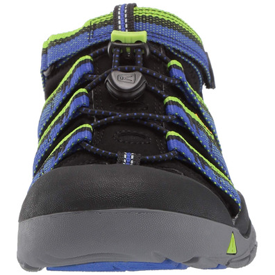 Keen Newport H2 todas as sandálias preto / azul / verde