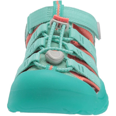 Sandal Keen Newport H2 todo turquesa / coral