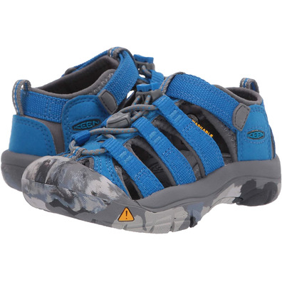 Sandalia Keen Newport H2 Youth Azul / Gris