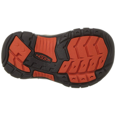 Keen Newport H2 Youth Sandal Marrom / Laranja