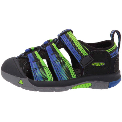 Sandalia Keen Newport H2 Jovem Negro / Azul / Verde