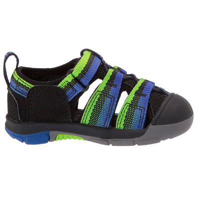 Sandalia Keen Newport H2 Jovem Negro / Azul / Verde