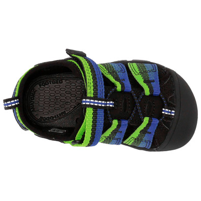 Sandalia Keen Newport H2 Jovem Negro / Azul / Verde