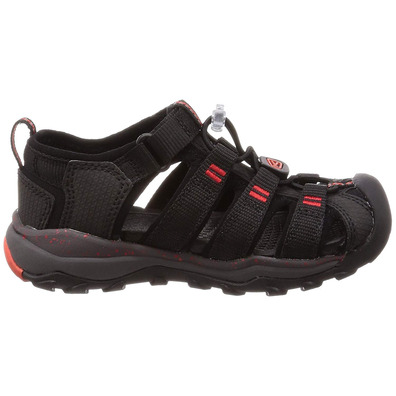 Sandalia Keen Newport Neo H2 Jovem Negro / Rojo