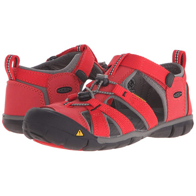 Sandalia Keen Seacamp II CNX Crianças Rojo